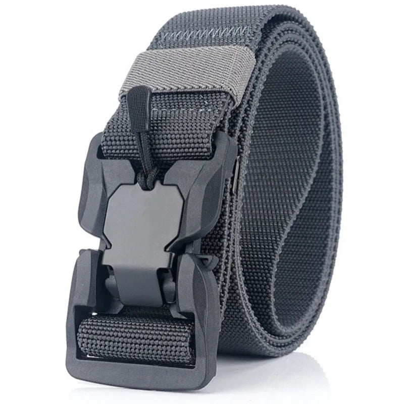 Tactical Quick Release Belt - Magnetic Buckle Nylon Sports Belt