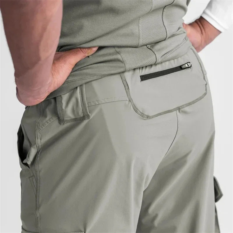 Quick-Dry Cargo Pants - Summer Training Joggers