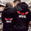 Angel Demon Hoodies - Matching Couple Set His Hers