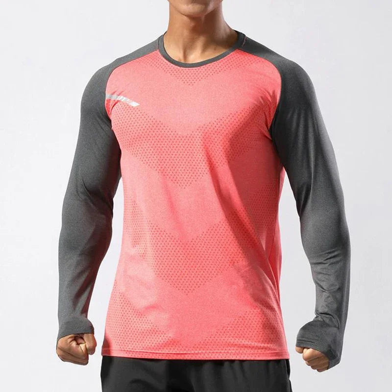 Quick-Dry Fitness Shirt - Long Sleeve Gym Top